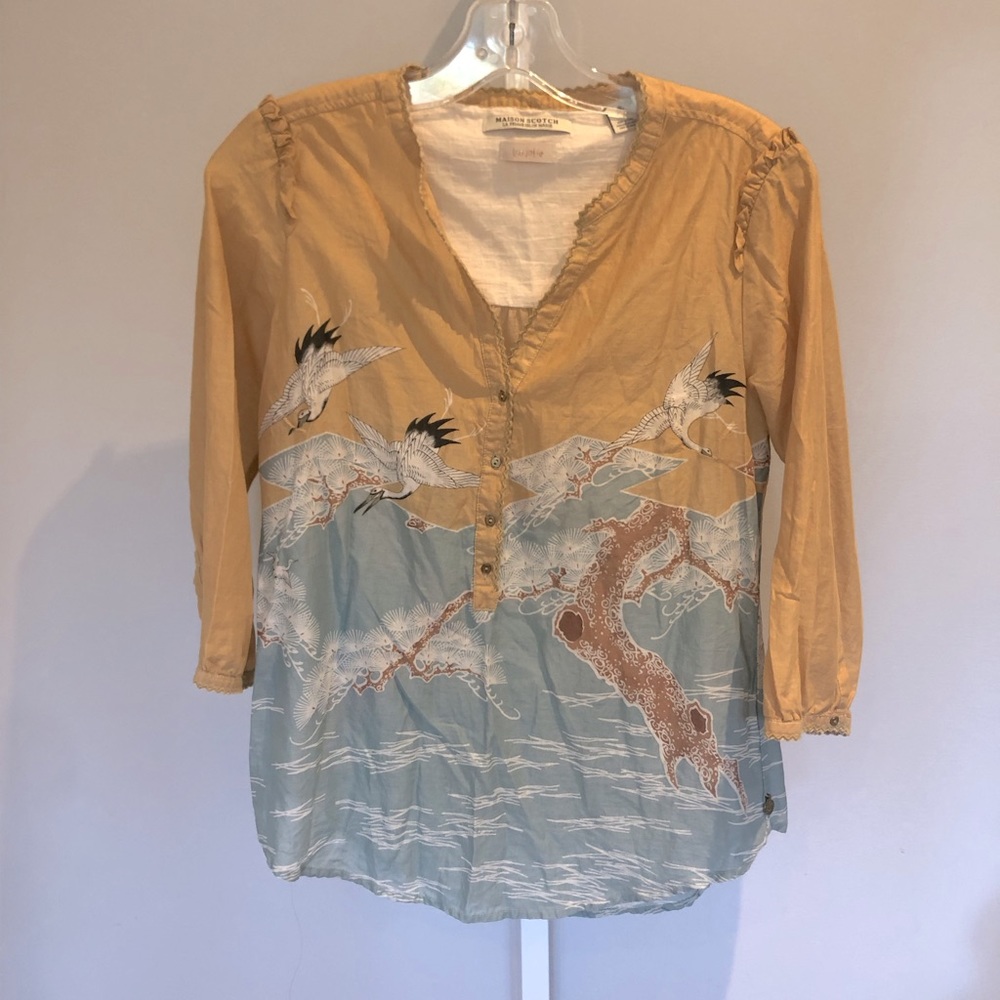 Stunning Maison Scotch pop over shirt